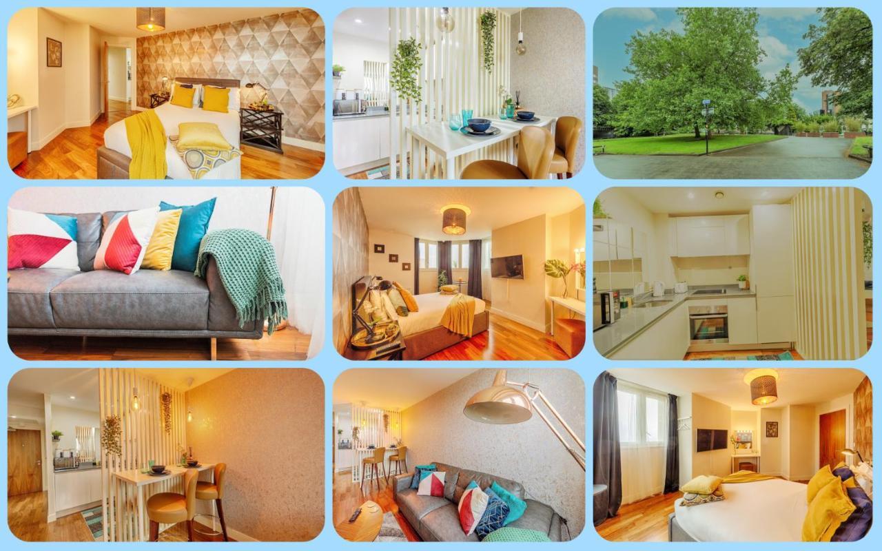 Luxury 9Ine Broad Street Apartments, Beautiful City View, Public Parking, Birmingham Eksteriør billede